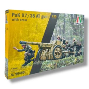 German Anti-Tank Gun Pak 97/38 AT with crew - 4 figures