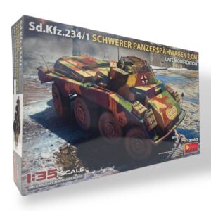 German heavy armored car Sd.Kfz.234/1 Schwerer Panzerspahwagen (2 cm) - Late Modification