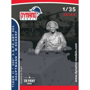 German King Tiger '300' Kommandant 'W.Scherf' - Normandy 1944