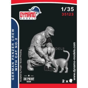 German Panzer Crew with Cat No.2