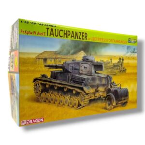 German Tank Pz.Kpfw.IV Ausf.E Tauchpanzer w/Betriebsstoffanhanger