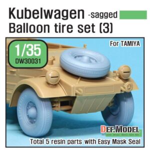 German VW Desert type Wheel set 3 (for Tamiya 1/35)