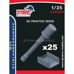 German Weapon M24 Stielhandgranate (25 pcs) - 3D Print