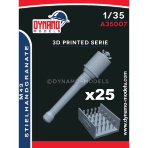 German Weapon M43 Stielhandgranate (25 pcs) - 3D Print