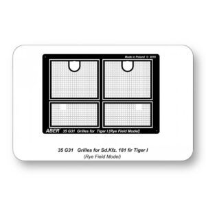 Grilles for Sd.Kfz. 181 Tiger I for RFM- ABER