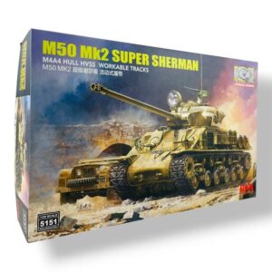 Israeli Tank M50 Mk2 Super Sherman (M4A4 Hull HVSS) Upgrade version