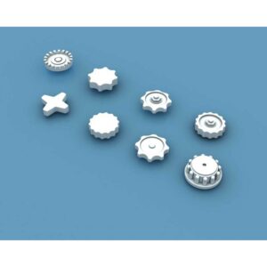 Knobs (WW2) for 1/32 and 1/35 (80pcs)