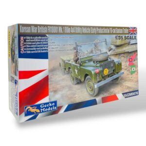 Korean War British FV18001 Mk. 1 80in 4x4 Utility Vehicle (Early Production) w/10-cwt Bantam Trailer