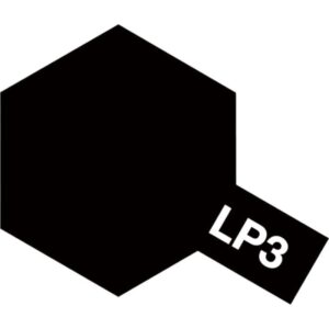 LP-3 FLAT BLACK - Tamiya Laquer Paint 10 ml