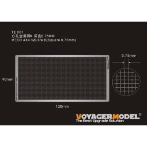 MESH 4X4 Square B (Square 0.75mm) (For All) - VOYAGER MODELS