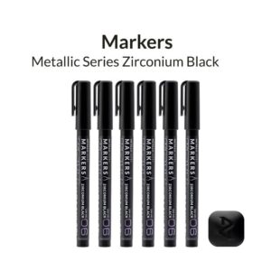 Metallic Series Markers - Zirconium Black