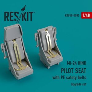 Mi-24 pilot seat with PE safety belts  (1/48)