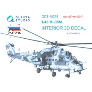 Mi-35M 3D-Printed & coloured Interior on decal paper (Zvezda) (Small version) - 1/48
