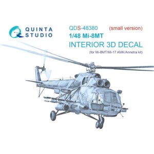 Mi-8MT 3D-Printed & coloured Interior on decal paper (AMK) (Small version) - 1/48