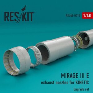 Mirage IIIE  exhaust nozzle Kinetic kit (1/48)