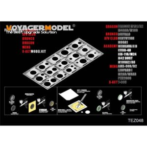 Modern AFV Road Wheels Stenciling templates ver 2 (MENG/AFV/ACADEMY/BRONCO) - VOYAGER MODELS