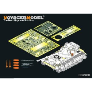 Modern French AMX-13 light tank basic w/smoke discharger and atenna base (TAMIYA 35349) - VOYAGER MODELS