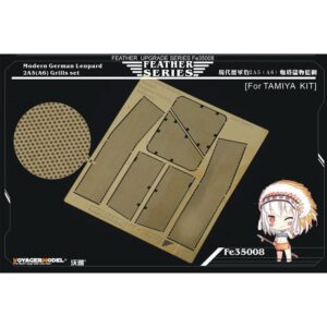 Modern German Leopard 2A5(A6) Grills set (TAMIYA) - VOYAGER MODELS