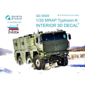MRAP Typhoon-K 3D-Printed & coloured Interior on decal paper (Zvezda) - 1/35