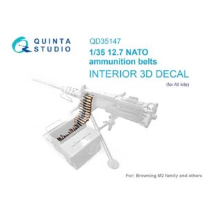 NATO 12.7 ammunition belts (All kits) - 1/35