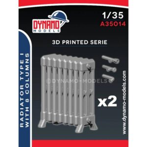 Radiator Type I with 8 Columns (2pcs) - 3D Print
