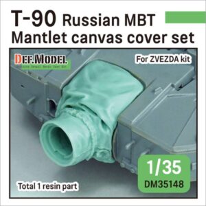 Russian T-90 Mantlet canvas cover set (for 1/35 Zvezda kit)