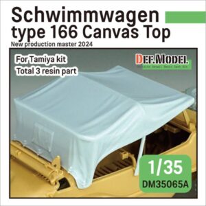 Schwimmwagen Type 166 Canvas top (for Tamiya 1/35)