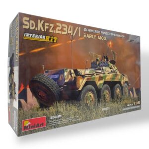 Sd.Kfz.234/1 Schwerer Panzerspähwagen (2 cm). Early Mod. Interior Kit