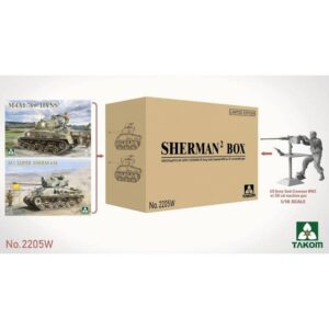 SHERMAN BOX + 1:16 US Army Tank Crewman