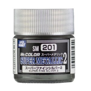 SM-201 Mr. Color Super Metallic 2 - Super Fine Silver 2 (10ml)