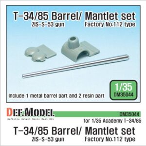 T-34/85 Metal Barrel/Mantlet set (for Academy 1/35)