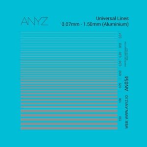 Universal Lines 0.07mm - 1.50mm (Aluminium)