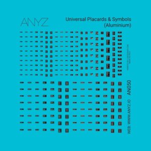 Universal Placards & Symbols (Aluminium) Scale Independent