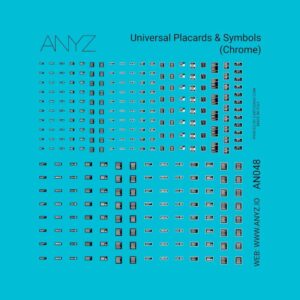 Universal Placards & Symbols (Chrome) Scale Independent