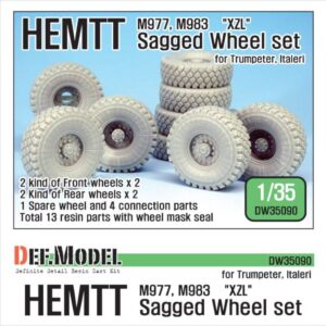 HEMTT M977, M983 XZL Sagged Wheel Set