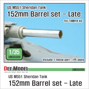 US M551 Sheridan 152mm Barrel set- Late (for 1/35 Tamiya kit)
