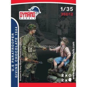 U.S. Paratrooper and Young Kid - Chocolate Time Set
