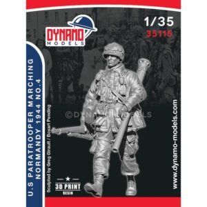 U.S. Paratrooper 'Bazooka' Marching (Normandy 1944) No.4