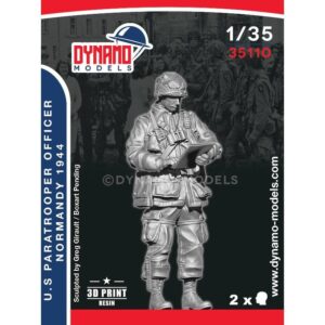 U.S. Paratrooper Officer Checking the Map (Normandy 1944)