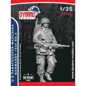 U.S. Paratrooper 'Radio' Marching (Normandy 1944) No.5