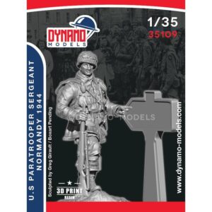 U.S Paratrooper Sergeant Pointing Direction (Normandy 1944)