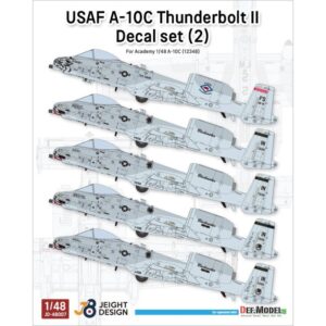 USAF A-10C Decal set (2) (for Academy kit)
