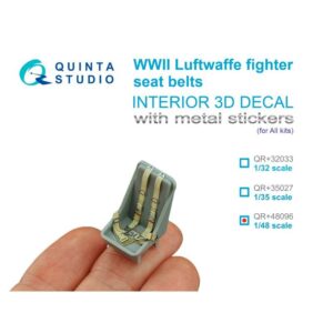 WWII German fighter seat belts (with metal buckles) (All kits) - 1/48