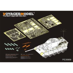 WWII German King Tiger (Henschel Turret) (HOBBYBOSS 84531) - VOYAGER MODELS