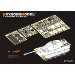 WWII German King Tiger (Porsche Turret) V1 (For TAKOM 2096) - VOYAGER MODELS