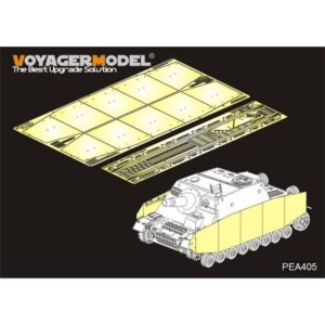 WWII German Sturmpanzer IV Brummbar Late Version Side Skirts (TAMIYA 35353) - VOYAGER MODELS