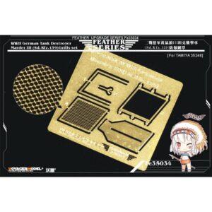 WWII German Tank Destroyer Marder III (Sd.Kfz.139) Grills set (TAMIYA 35248) - VOYAGER MODELS