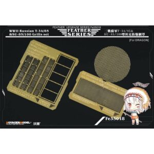 WWII Russian T-34/85 & SU-85/100 Grills set (For DRAGON)  - VOYAGER MODELS