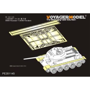 WWII RussianT-34/85 Fenders (ZVEZDA 3687) - VOYAGER MODELS