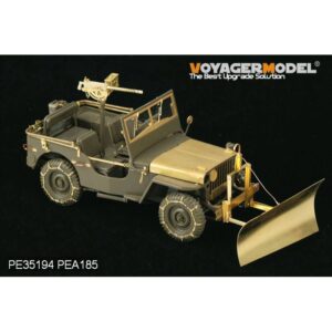 WWII U.S. Jeep Willys MB snow plow w/ tyre chains (For TAMIYA) - VOYAGER MODELS
